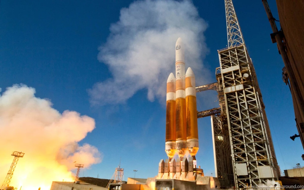 Delta 4 Heavy Rocket Soars