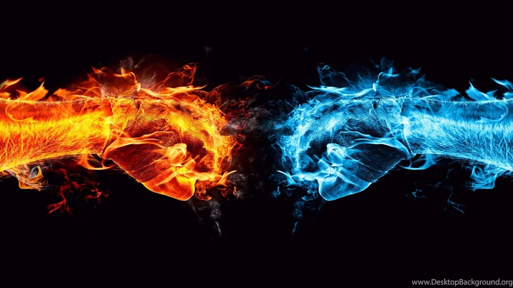 1600x900 Fire Ice Fist Wallpapers