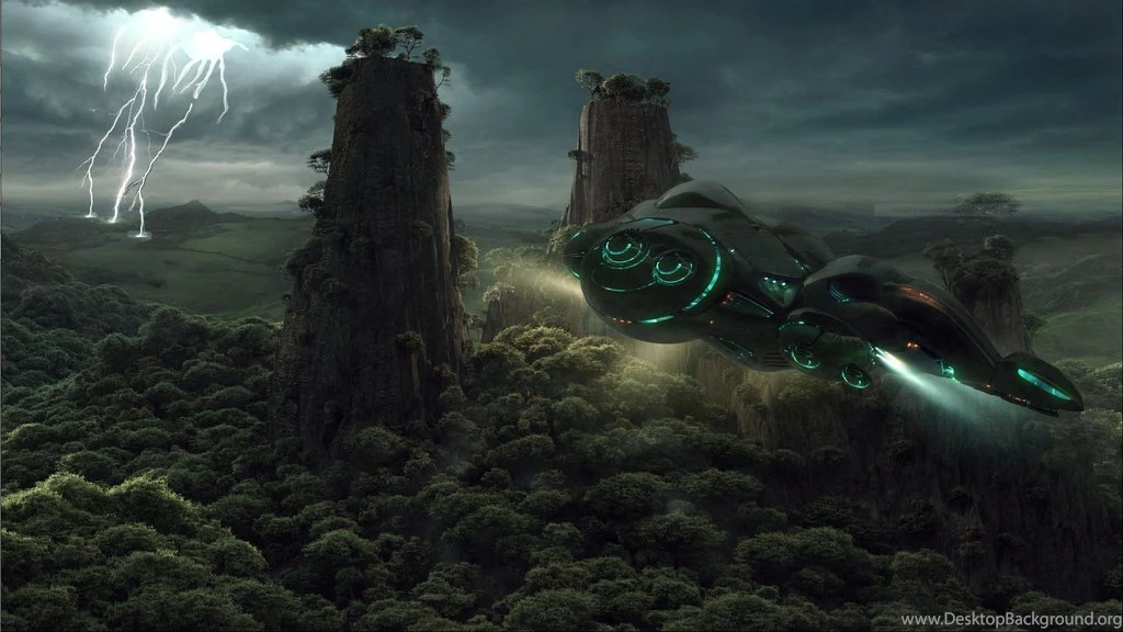 Interactive Rainmeter SciFi Jungle Wallpapers By Eskalator On ...