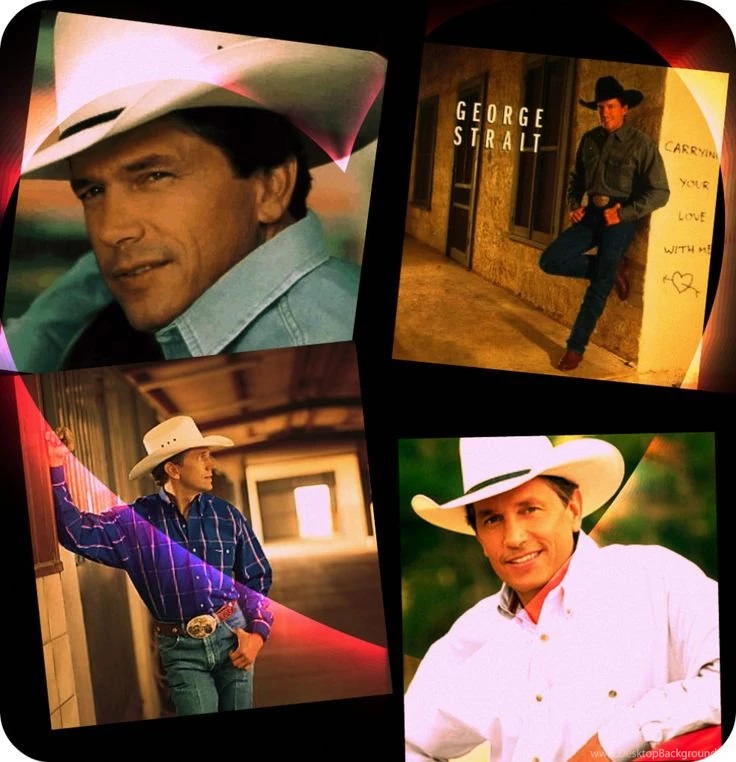 George Strait Collage my Daughter Did This For My Computer ...