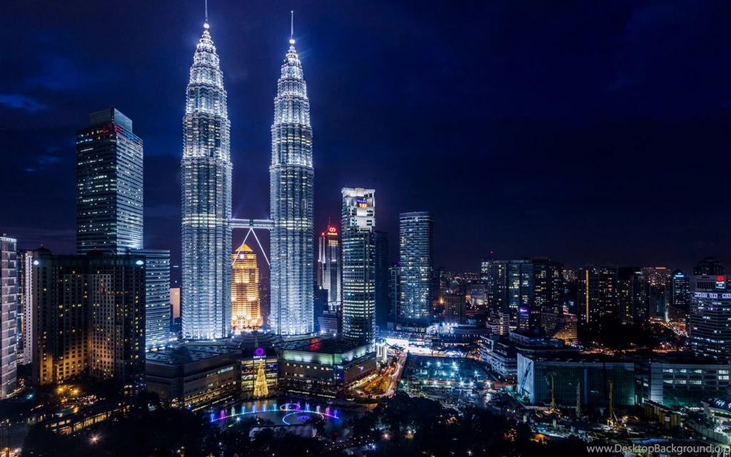 Petronas Towers Skyscrapers, Kuala Lumpur, Malaysia, Wallpapers