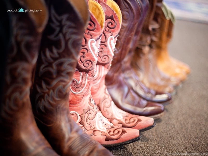 Cowgirl And Cowboy Boots Backgrounds