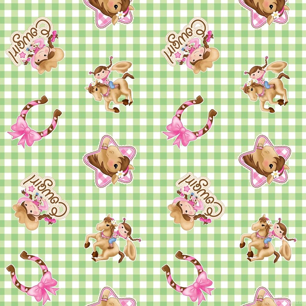 Pink Cowgirl Jumbo Gift Wrap