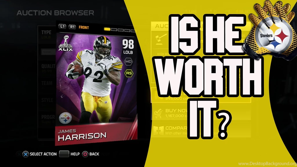 Madden 15 Ultimate Team   [Card Review] 98 James Harrison   YouTube