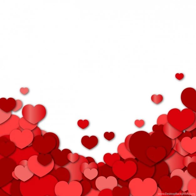 Geometric Heart Backgrounds Vector