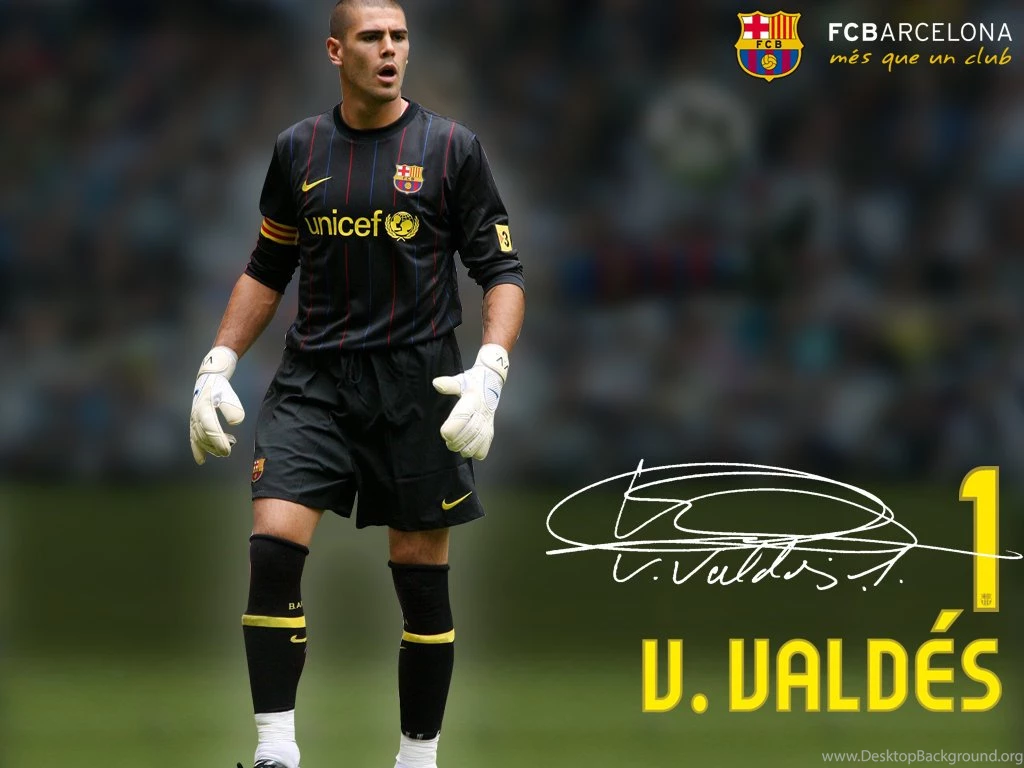 Victor Valdes Barcelona La Liga Wallpapers Hd