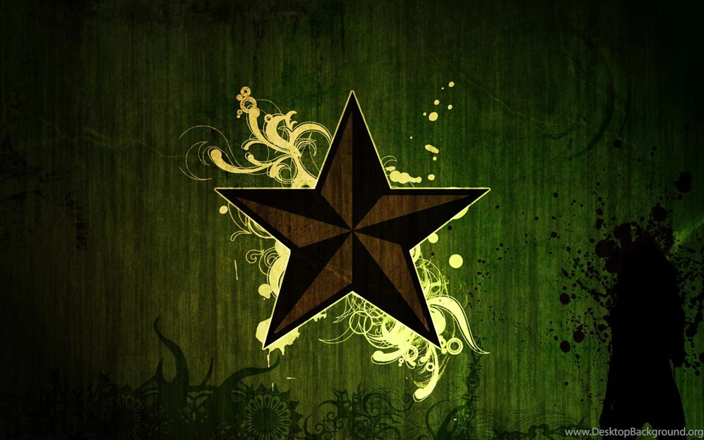 Abstract Green And Black Star Wallpapers Download Abstract ...