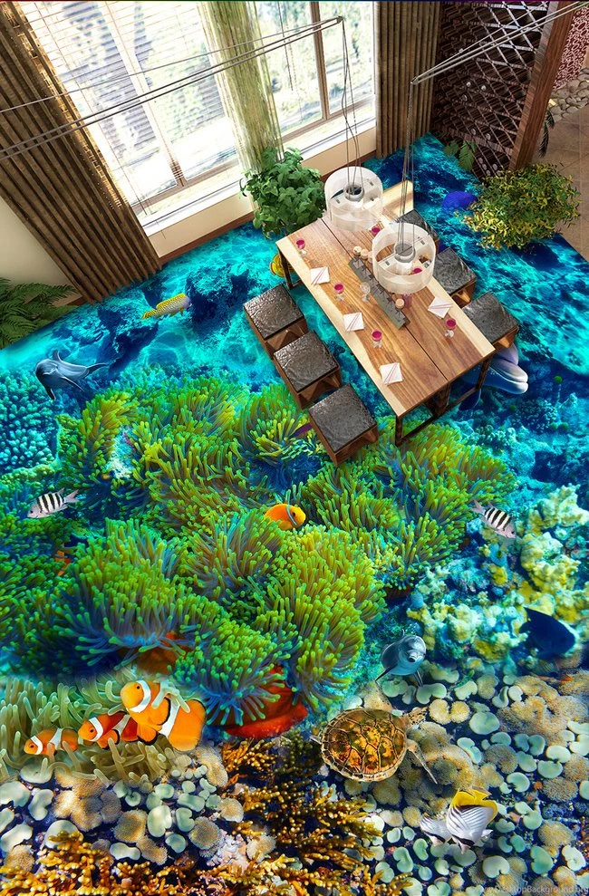 Popular Ocean Floor Bathroom Floor Wallpaper Buy Cheap Ocean Floor ...