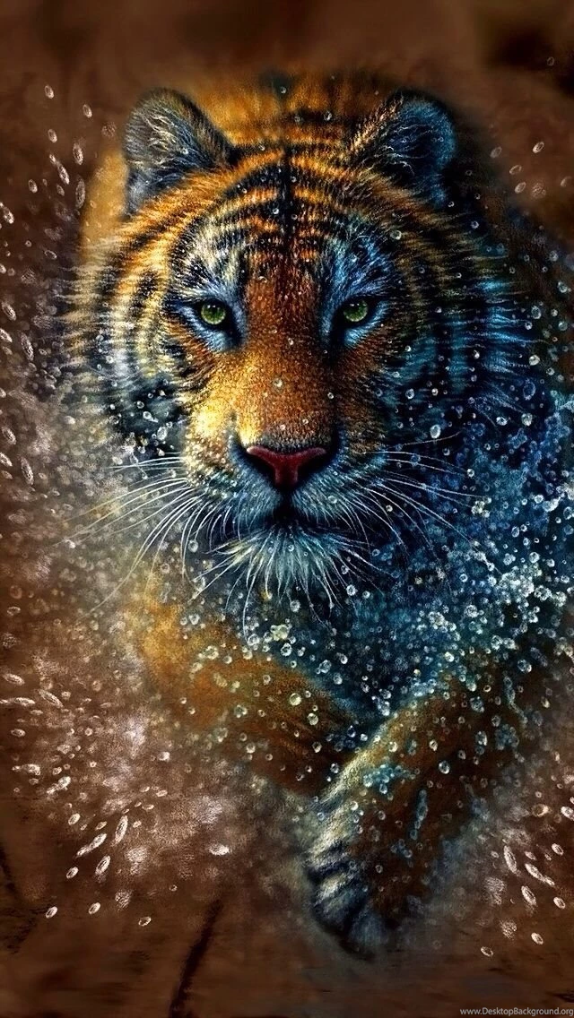 TIGER IPHONE WALLPAPER BACKGROUND