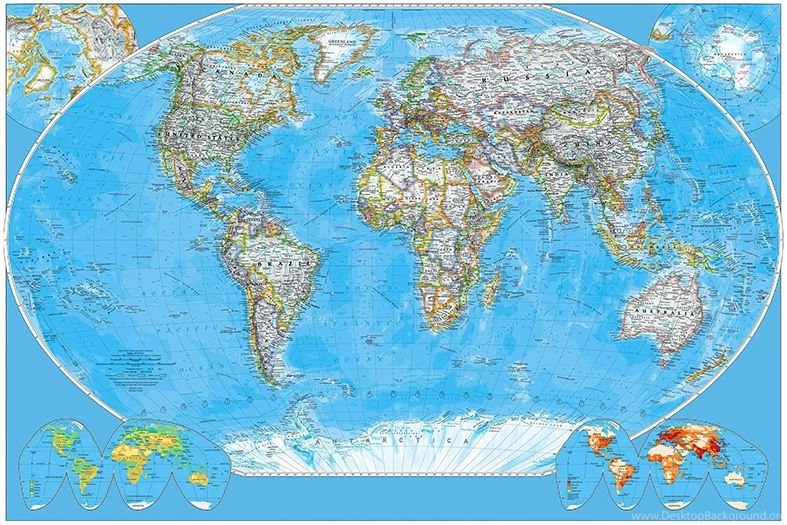 Self Adhesive Photo Wall Murals 125cm X 84cm Poster Art World Map ...