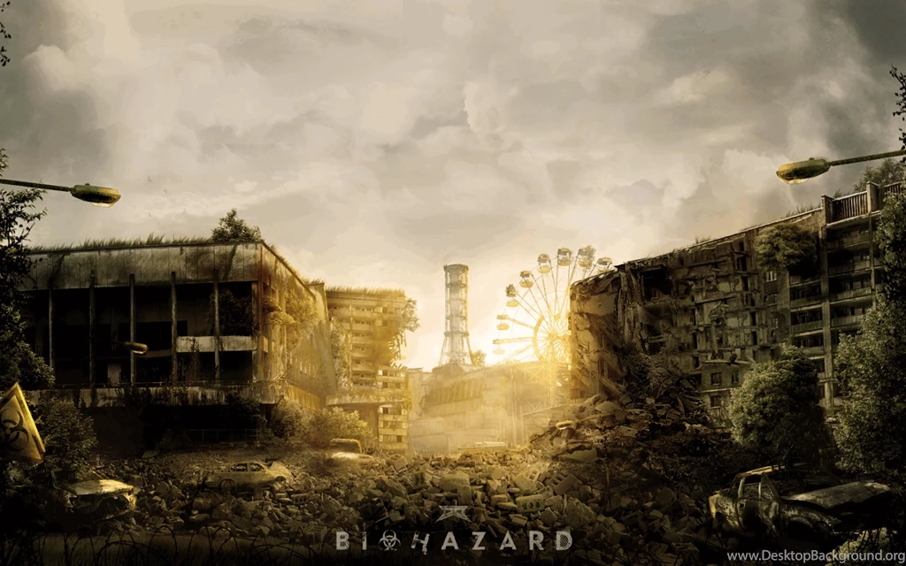 SuperHD.pics: Chernobyl Artwork Biohazard Buildings Destruction ...