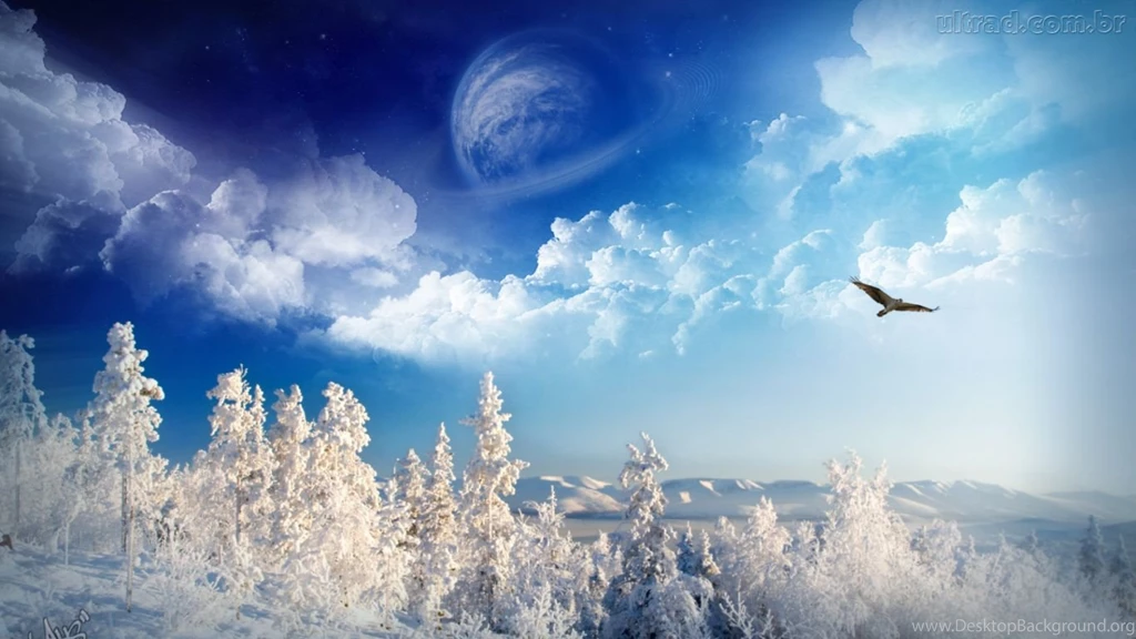 Wallpapers Fantasia Papel De Parede Inverno No Mundo Da 1366x768 ...