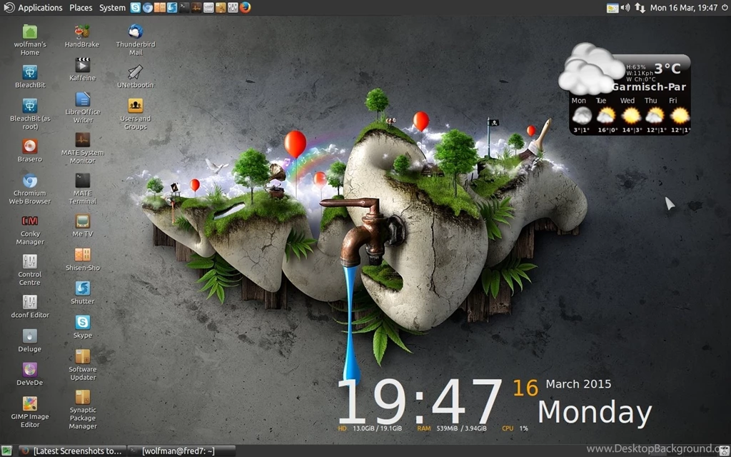 My Ubuntu Mate 15.04 Desktop Screenshots Ubuntu MATE Community