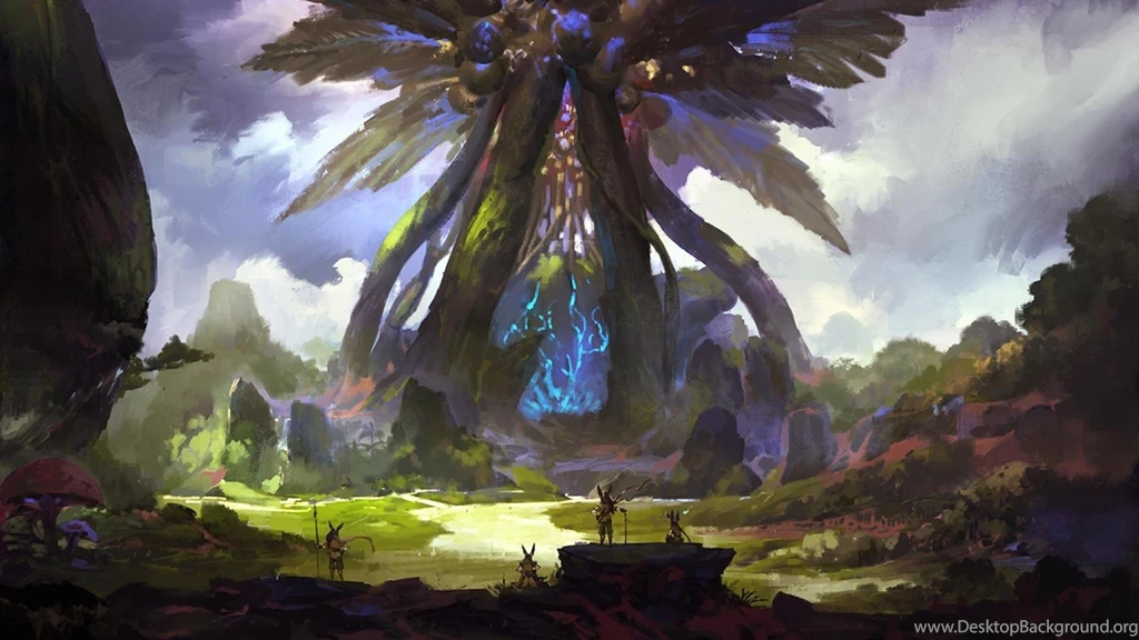 Scenic Polearm Pixiv Fantasia Skies Original Characters Wallpapers ...