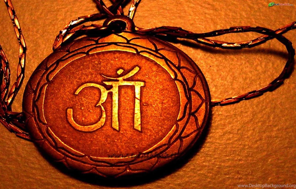 Om Wallpaper, Hindu Wallpaper, Om With Emboss Image, Red And ...