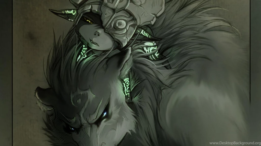 Zelda Twilight Princess Midna Artwork Fan Art Wolves