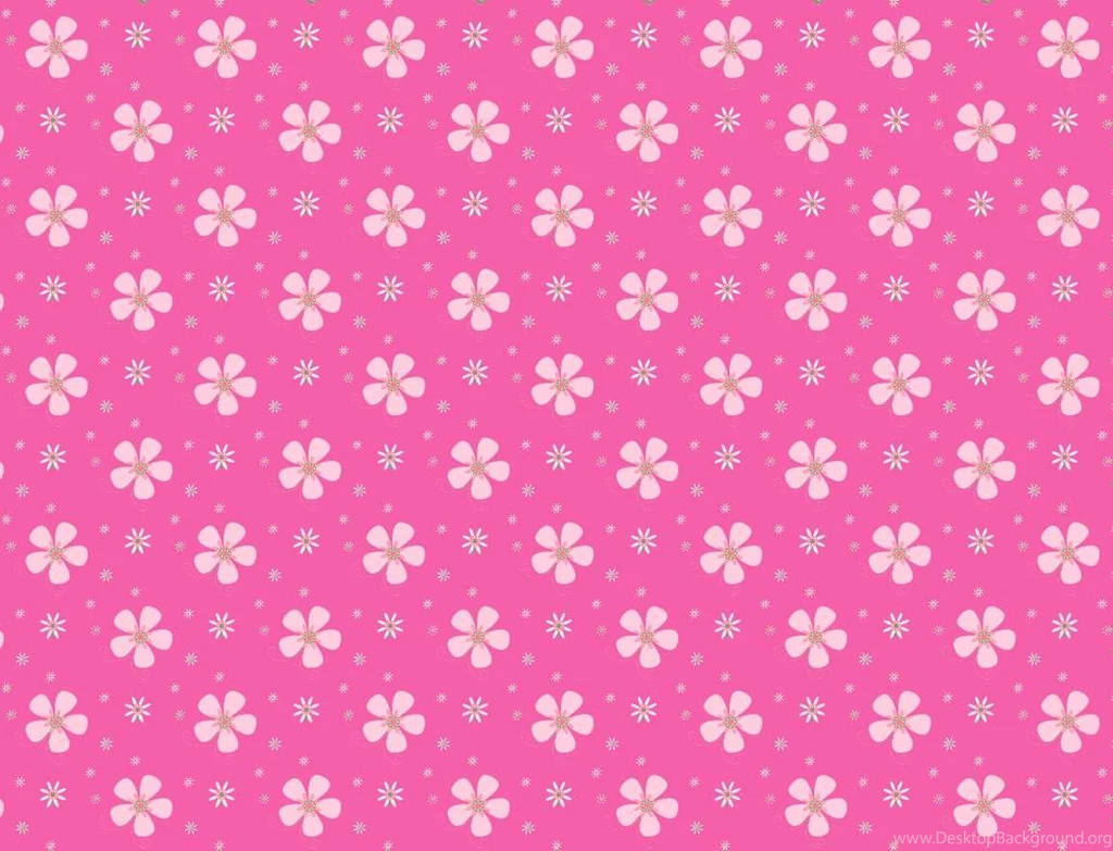 Free Beautiful Pattern Pink Flowers Backgrounds For PowerPoint ...
