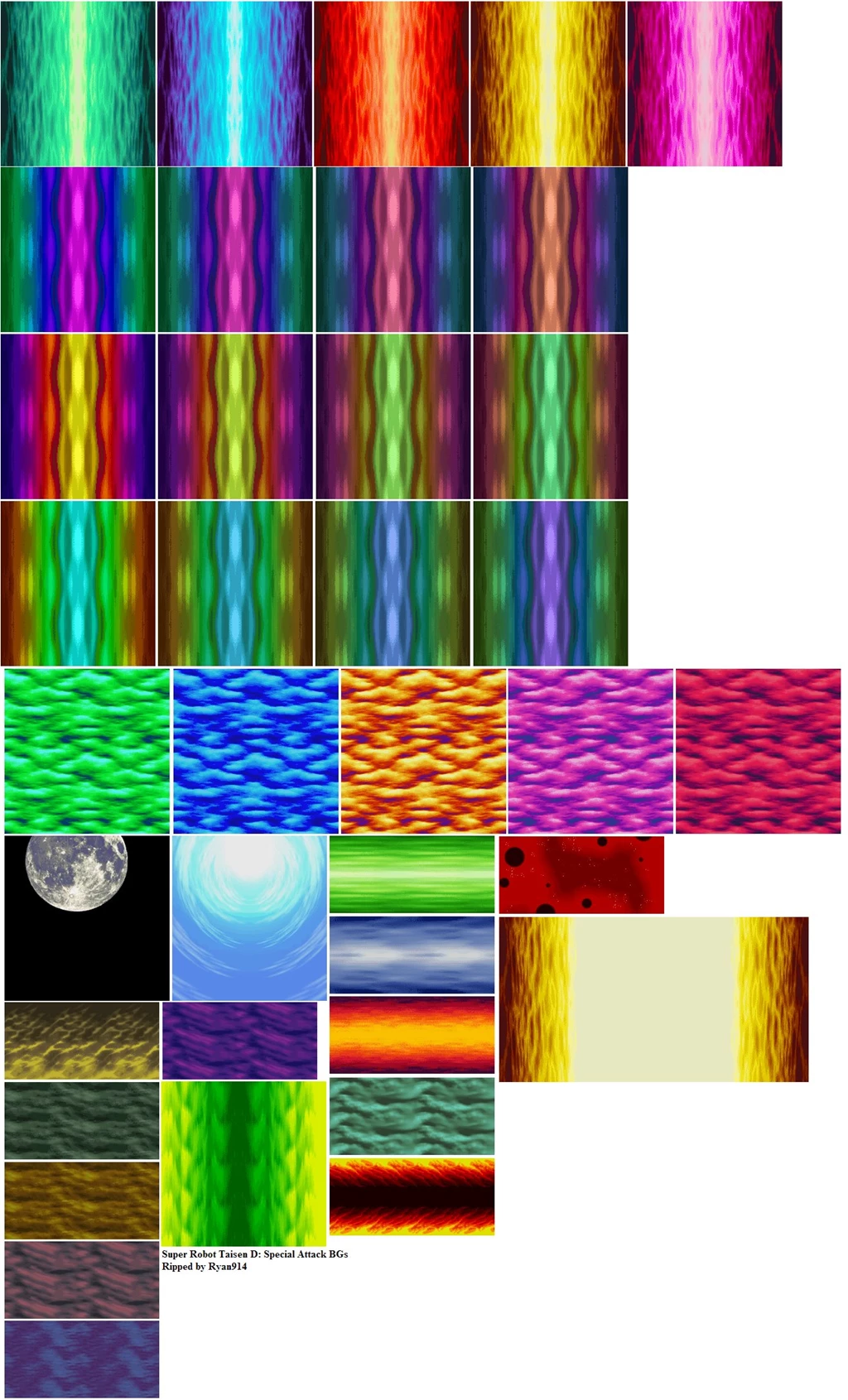 Game Boy Advance   Super Robot Wars D   Special Attack Backgrounds ...