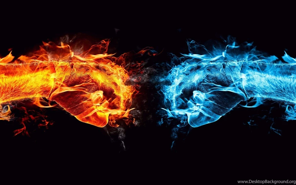 Red vs blue wallpaper 2 6887 HD Wallpapers