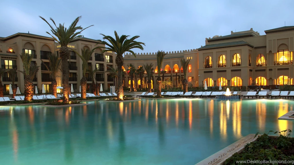 Morocco Beaches Resort Wallpaper.