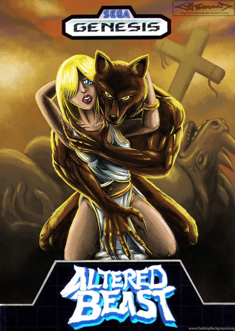 Altered Beast End Game Cover By Chemonox On DeviantArt