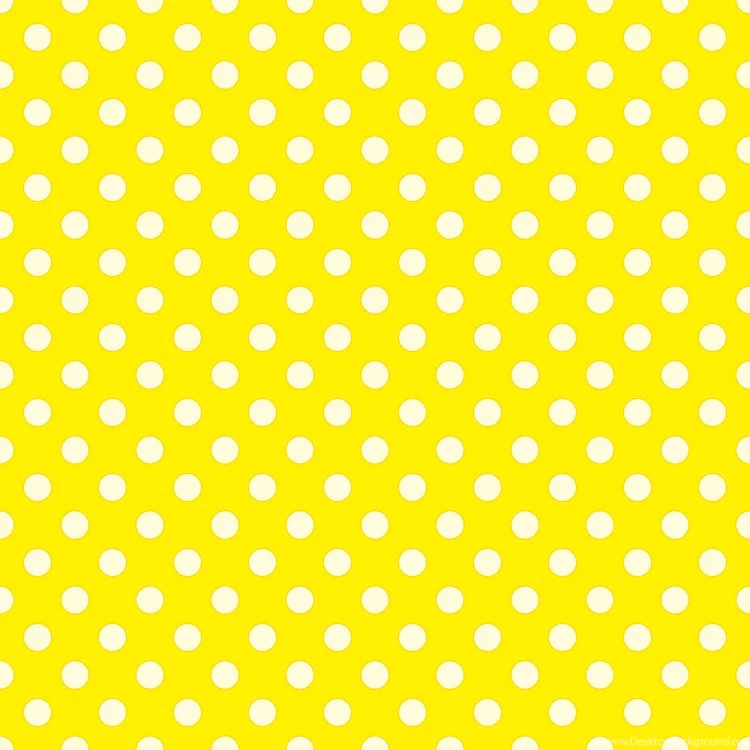 Yellow With White Dots Wallpapers Anntuck Spoonflower