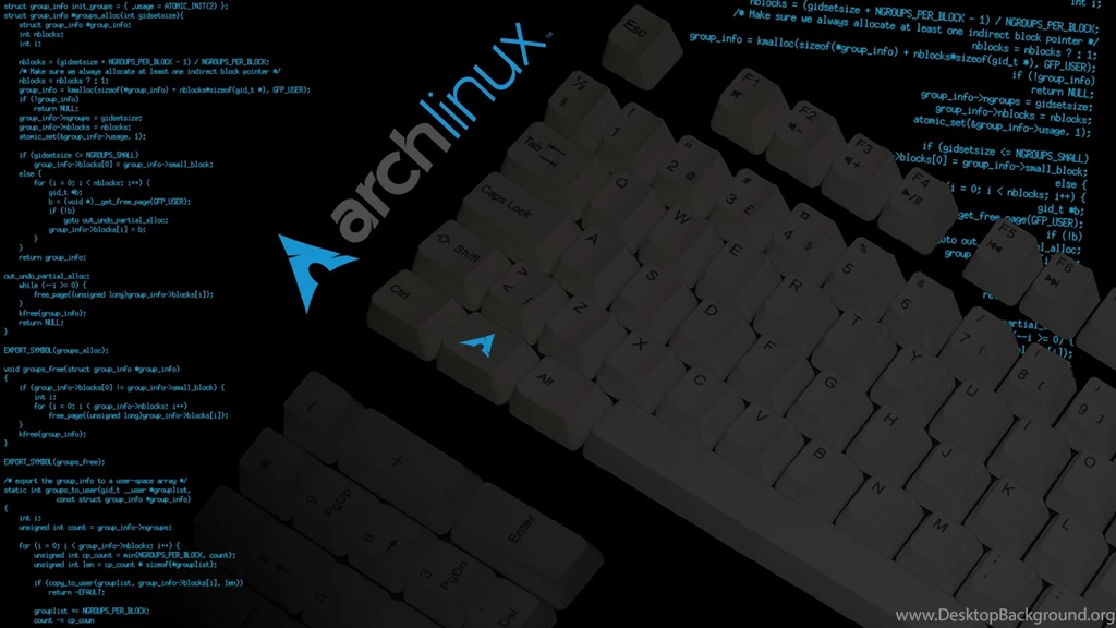 Download Wallpapers, Download 2560x1440 Linux Keyboards Arch Linux ...