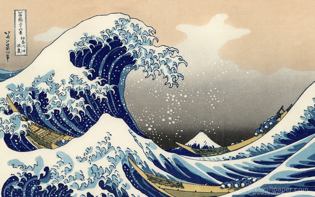 The Great Wave Off Kanagawa Wallpapers Wallpapers Cave