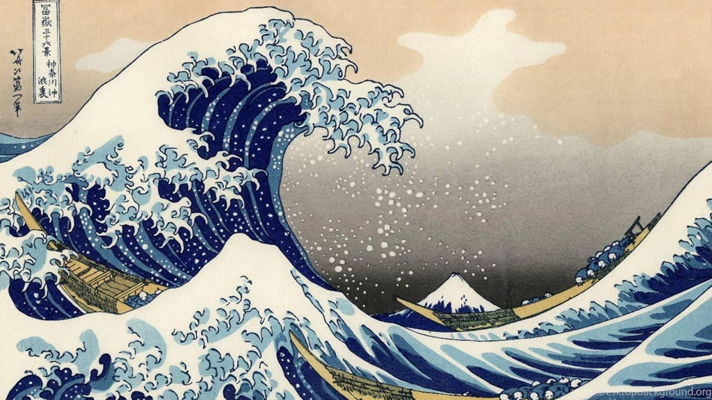 Ocean Artwork The Great Wave Off Kanagawa Katsushika