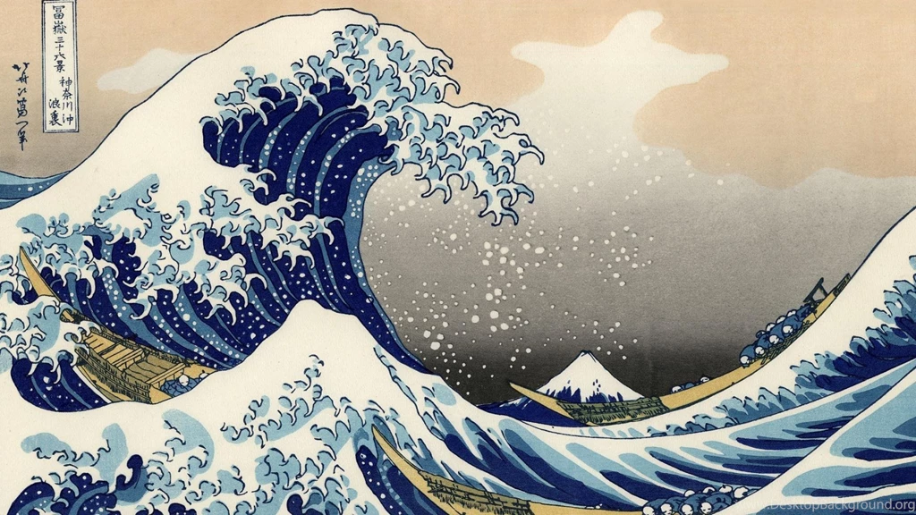 The Great Wave Off Kanagawa Katsushika Hokusai Thirty six