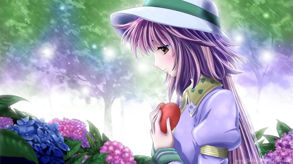 Anime Girl In Love Wallpapers