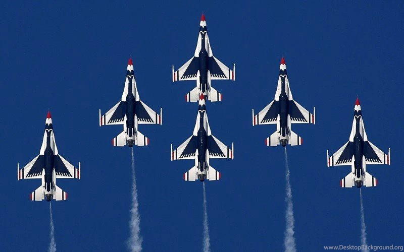 Thunderbirds USAF Air Demonstration Squadron Wallpapers Free ...
