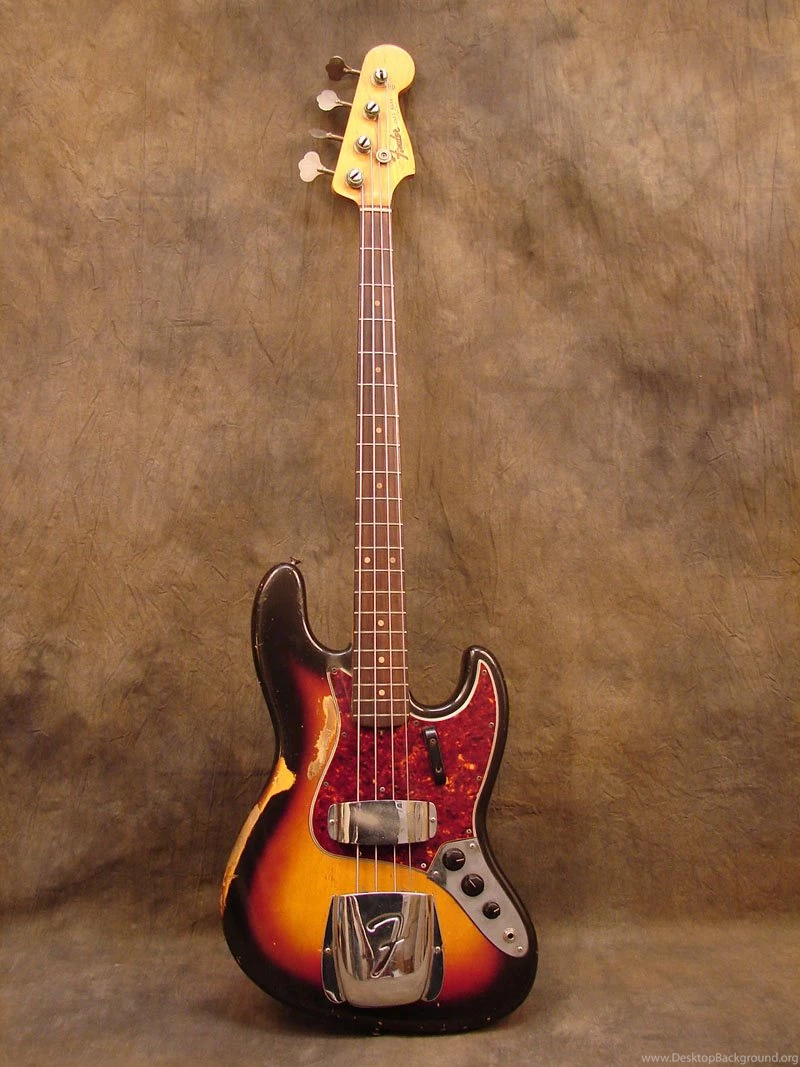 Photos Of Vintage Fender Bass Guitars, Jazz Bass And Precision ...