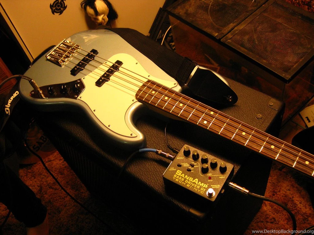 Fender Jazz Bass Tech21 Sansamp Bass Driver Peavey TNT 1x15 ...