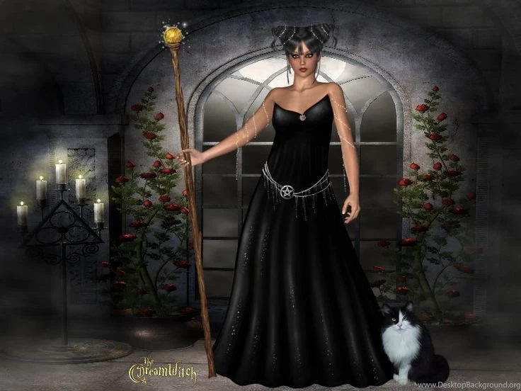 DreamWitch Pagan Princess Desktop Wallpapers