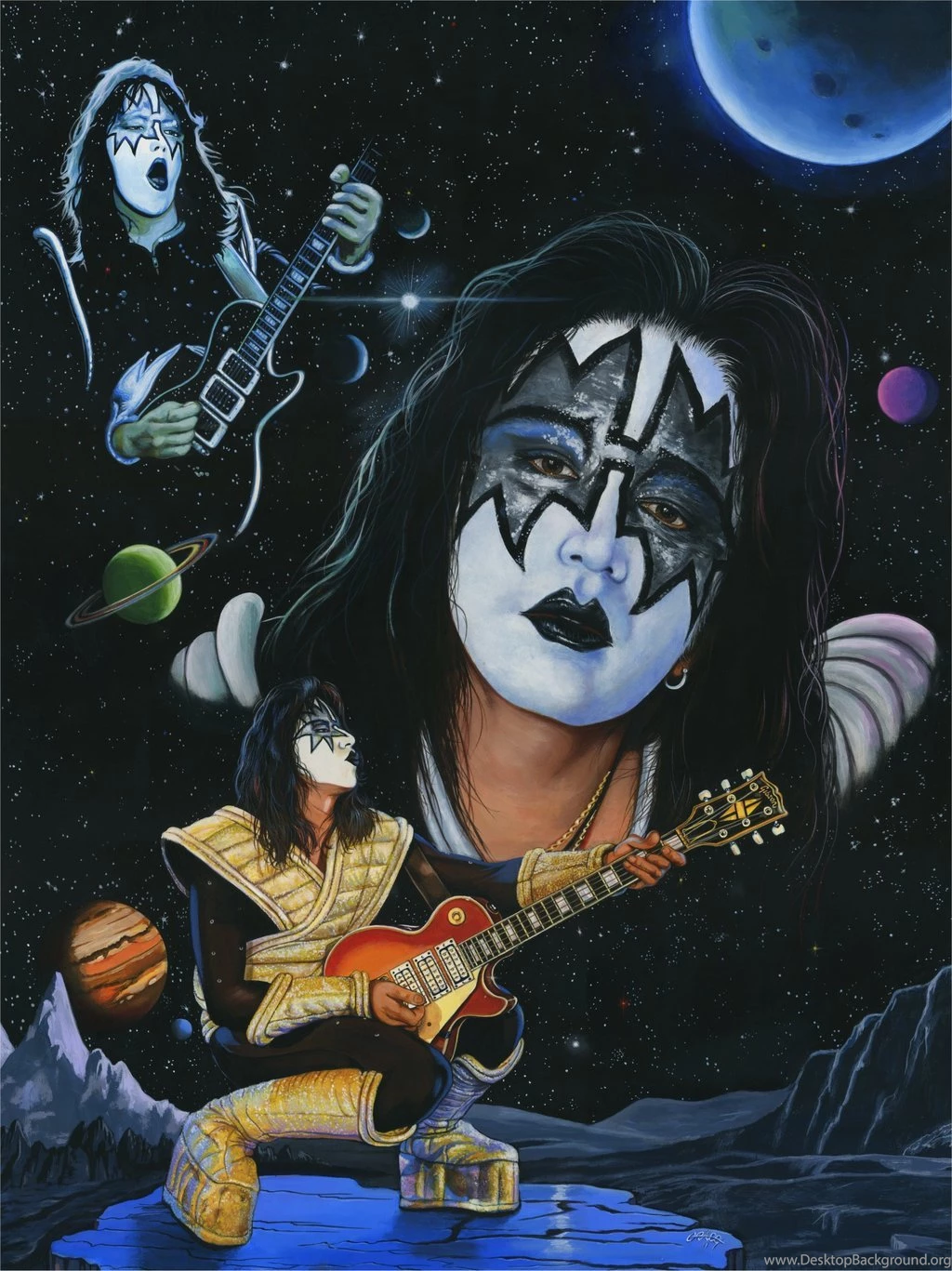 Ace Frehley KISS By ED LLOYD On DeviantArt