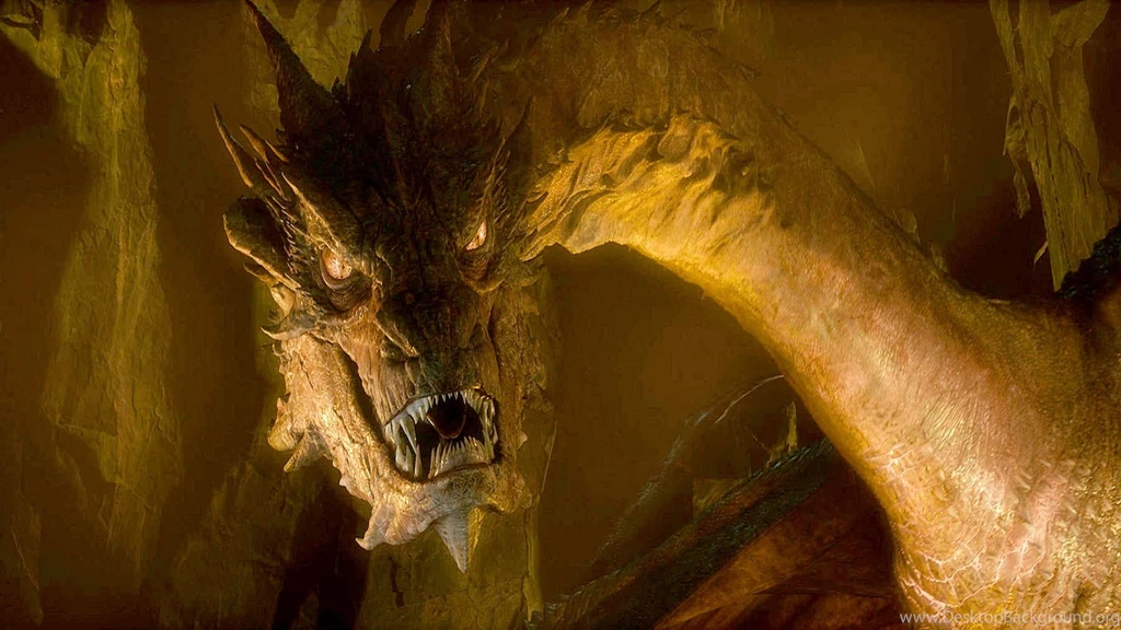 Image The Hobbit The Desolation of Smaug Dragon Wallpaper.jpg ...