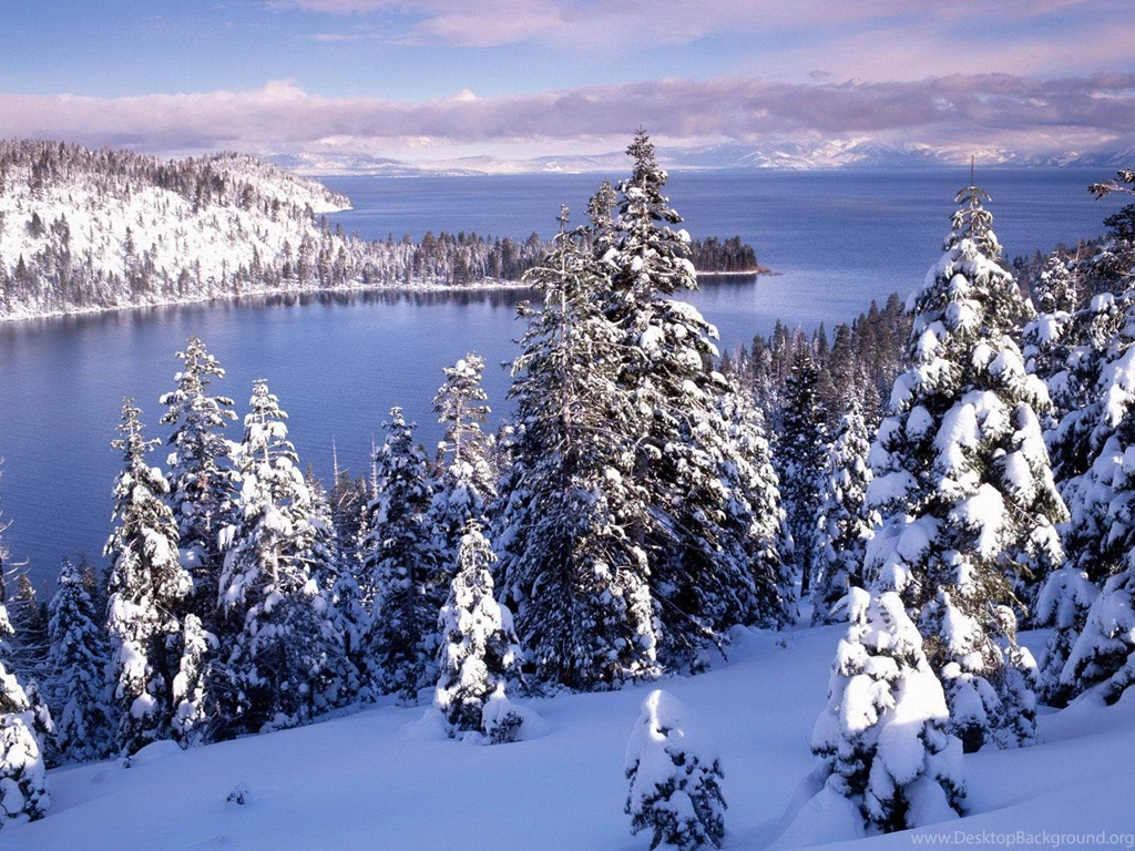 Lake Tahoe Winter   Wallpaper.