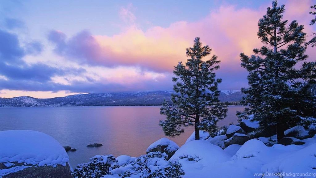 Winter Multicolor Lake Tahoe Wallpapers