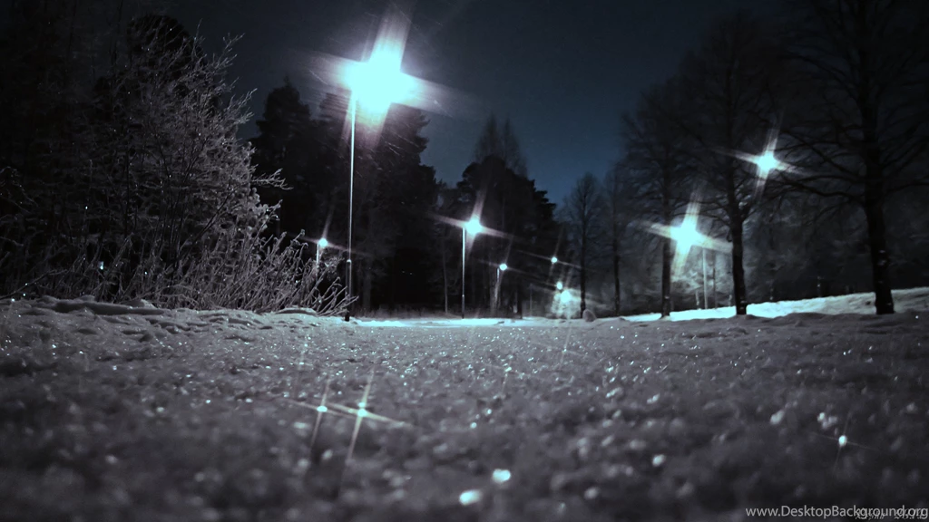 Winter: Snow Park Evening Winter Lumi Phone Wallpapers For High ...