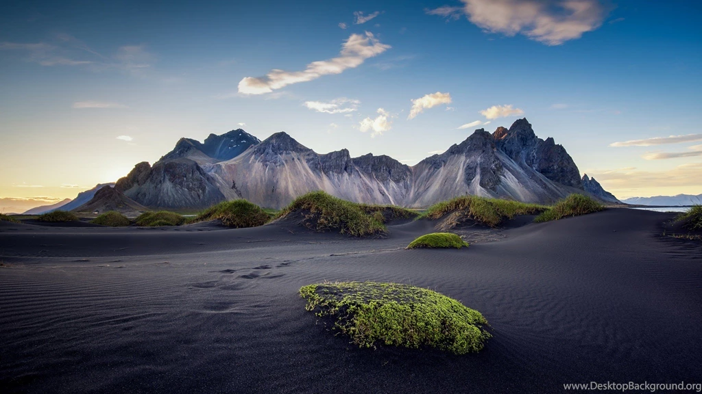 Mountains: Vesturhorn Iceland Landscape Pants Clouds Sky Phone ...