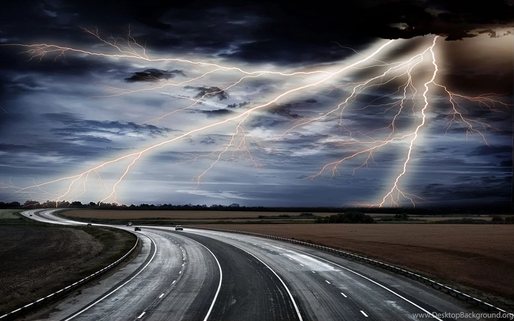 Photography: Lightning Road Cloud Sky Phone Wallpapers For High ...