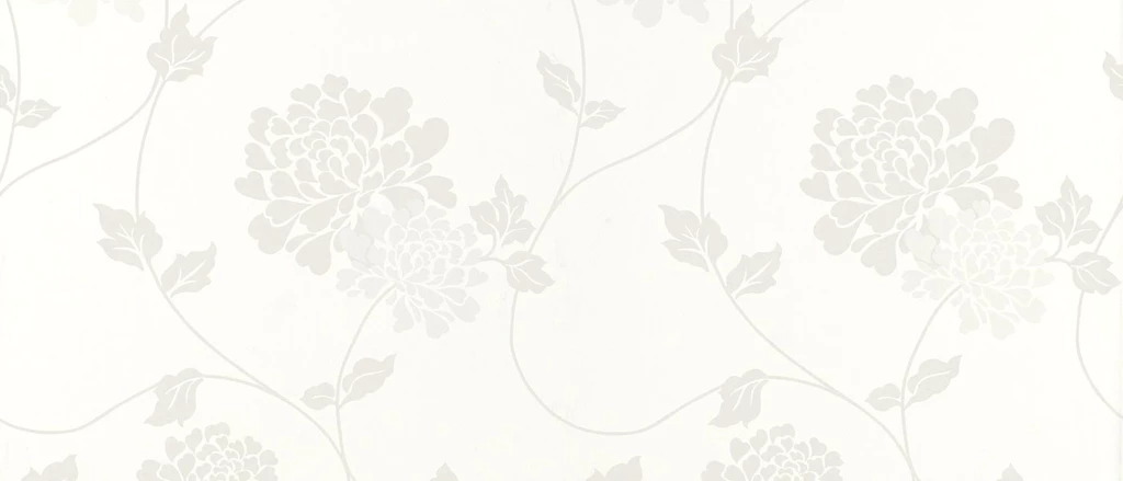 Isodore Cotton White Floral Wallpapers At Laura Ashley