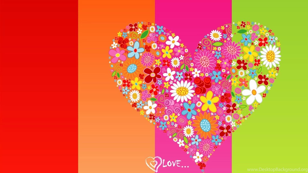 Love Love Heart Backgrounds Wallpapers 1366x768 Wallpapers Download ...