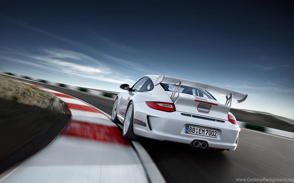 2011 White Porsche 911 GT3 RS 4.0