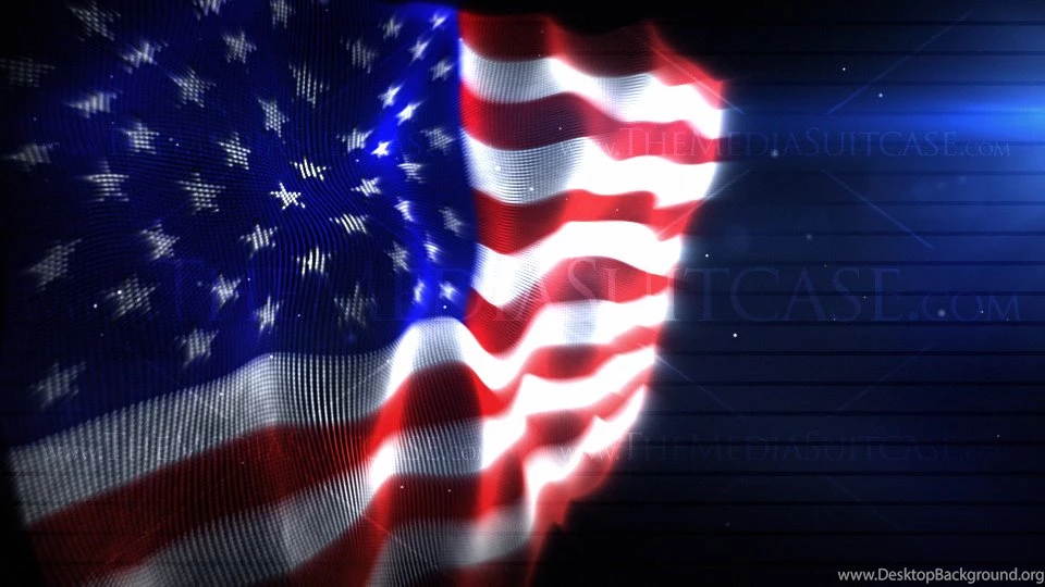 American Flag Backgrounds Video