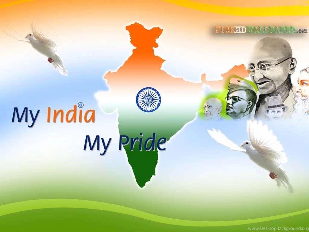 15 August, We Are Pride To Be Indian Mahatma Gandhi Wallpapers