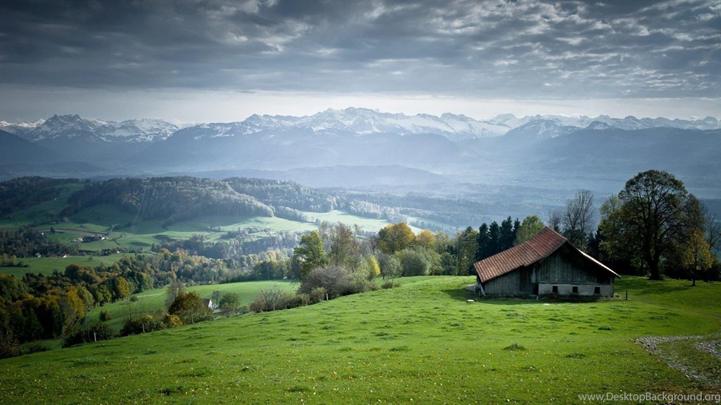 Cabin Overlooking Valley Wallpapers 6155 1920x1080 UMad.com