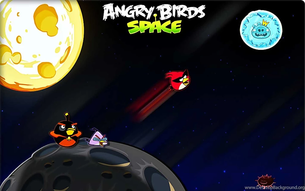 Angry Bird Space Wallpapers 3d