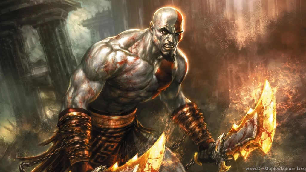 Blades Of Chaos Action Games Wallpapers Image Featuring God Of War